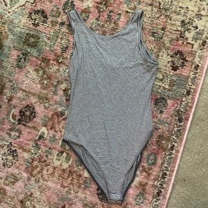 Forever 21 Stripped black and white bodysuit- size medium